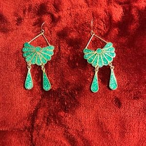Sterling silver and turquoise earrings